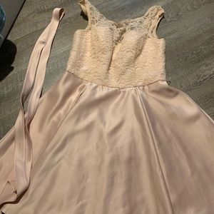 Tony bowls shirt blush dress